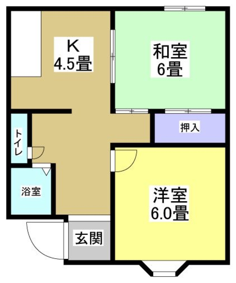 Youthful baby blue OHSEの間取り図