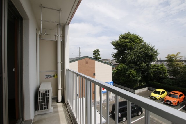 ベランダからの眺め。