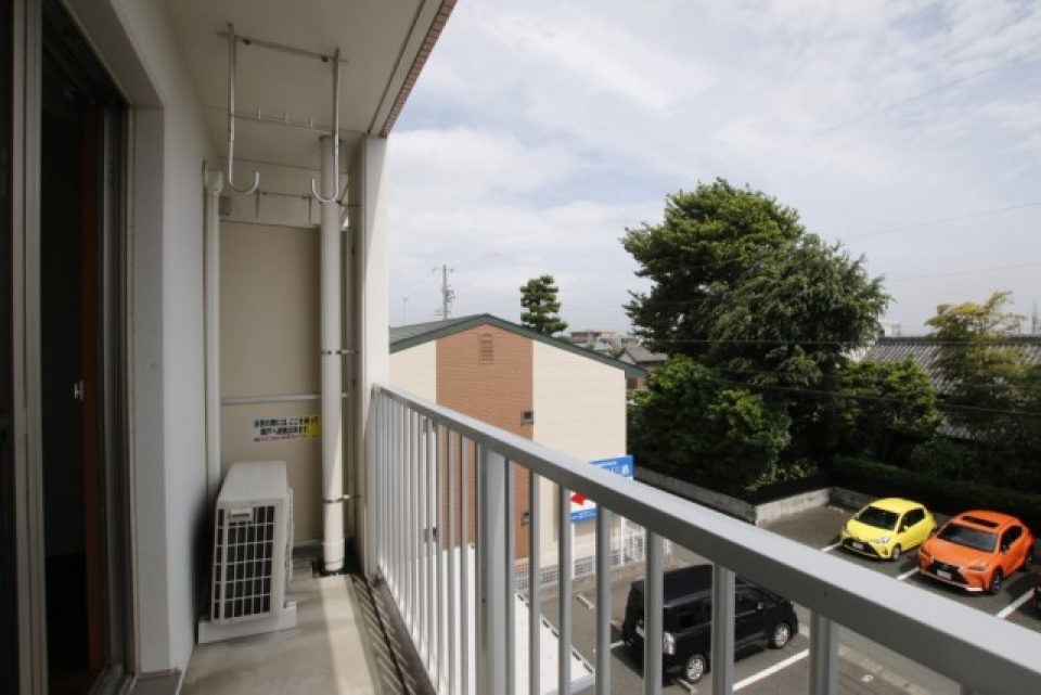 ベランダからの眺め。