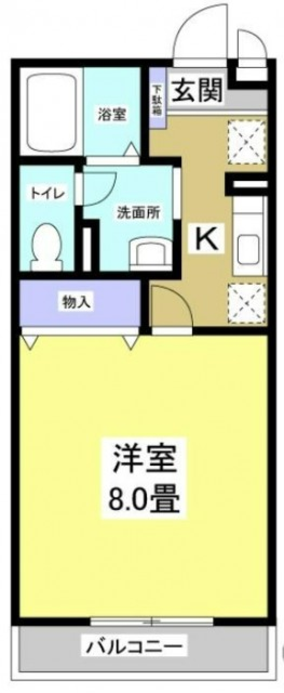 愛野で始める、1人暮らし。の間取り図