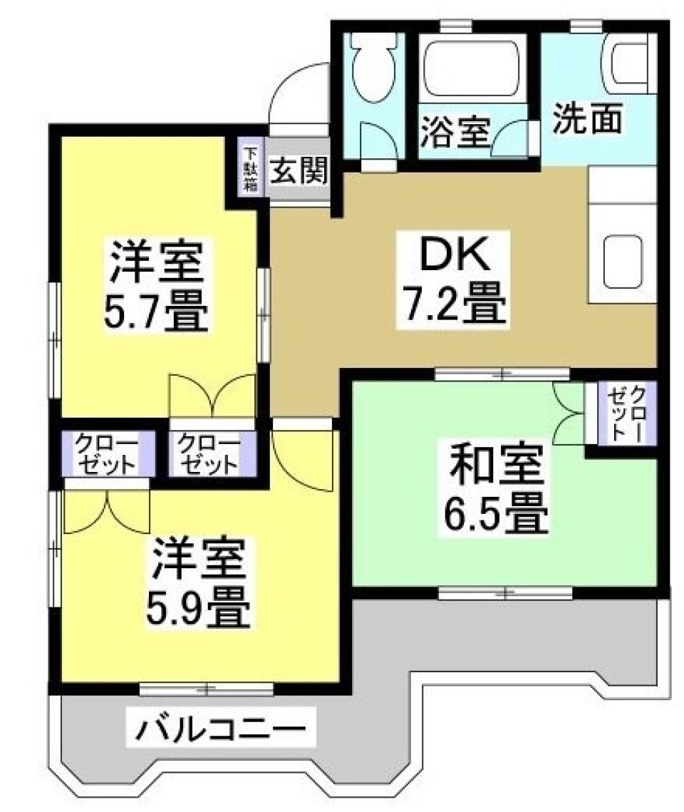 快適ライフはこのお部屋で決まり！の間取り図