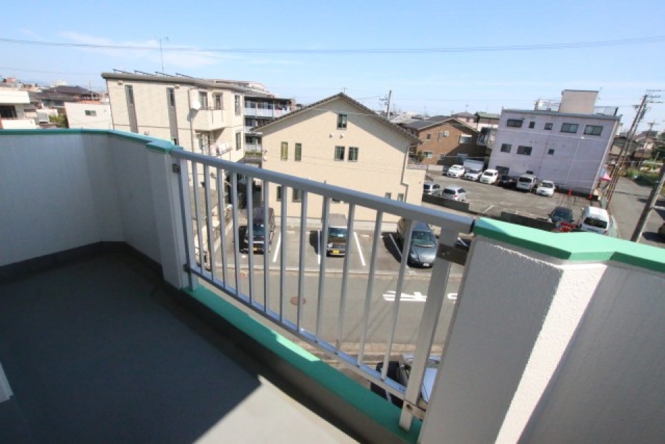 バルコニー。この奥まで広がってます