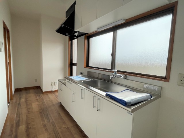 キッチンスペースはしっかりと分けるスタイルです