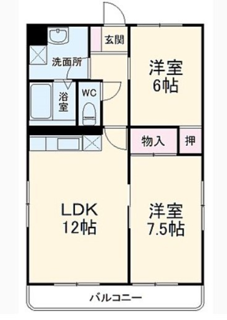3階フロア独り占め！の間取り図