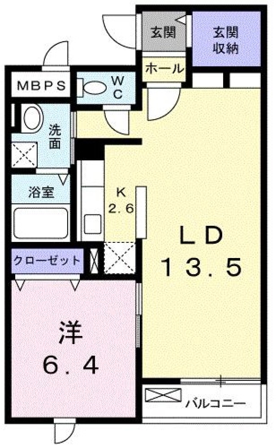 エレガントルームを追求し。の間取り図