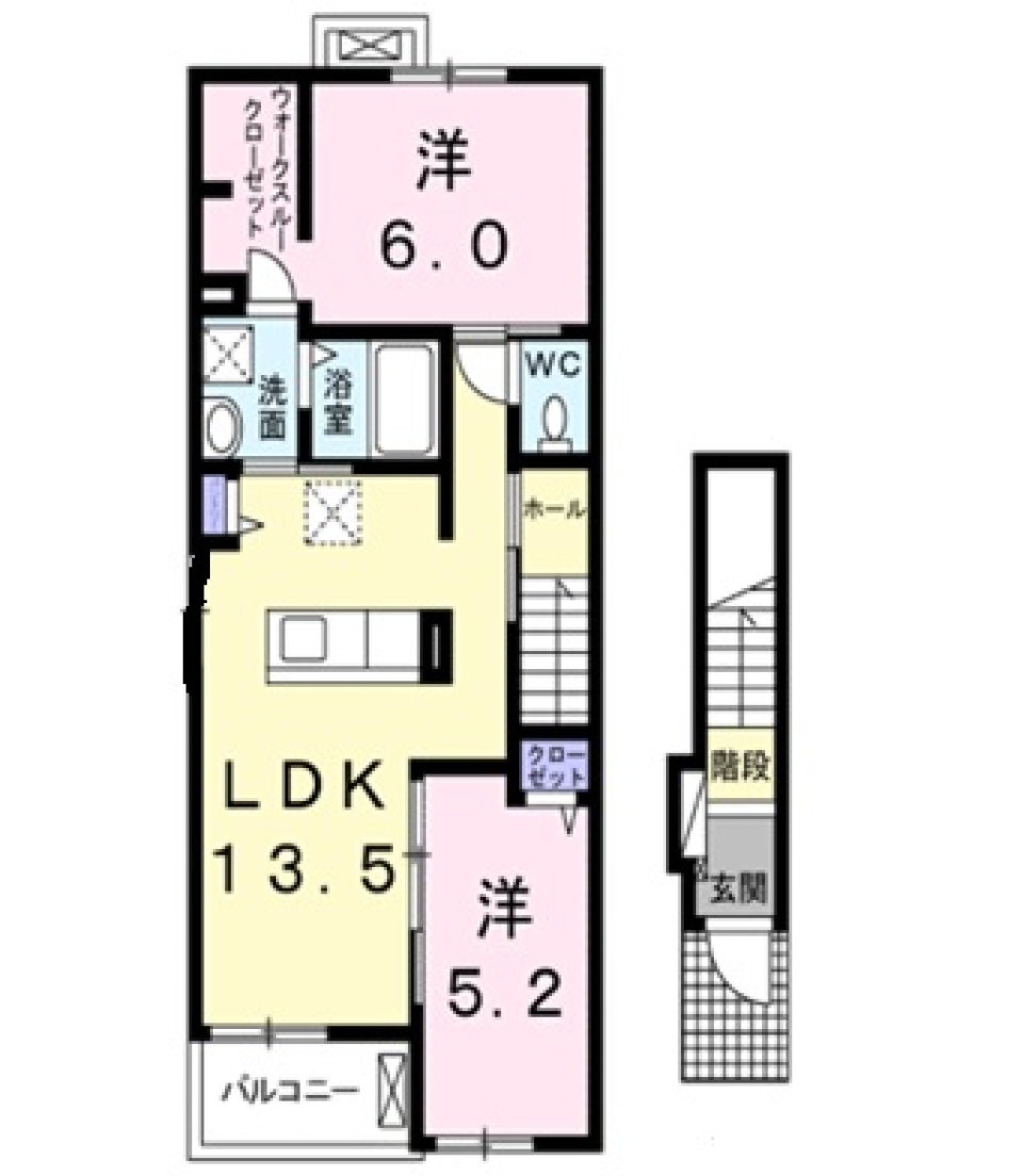 紅白は高林の新居で。　の間取り図