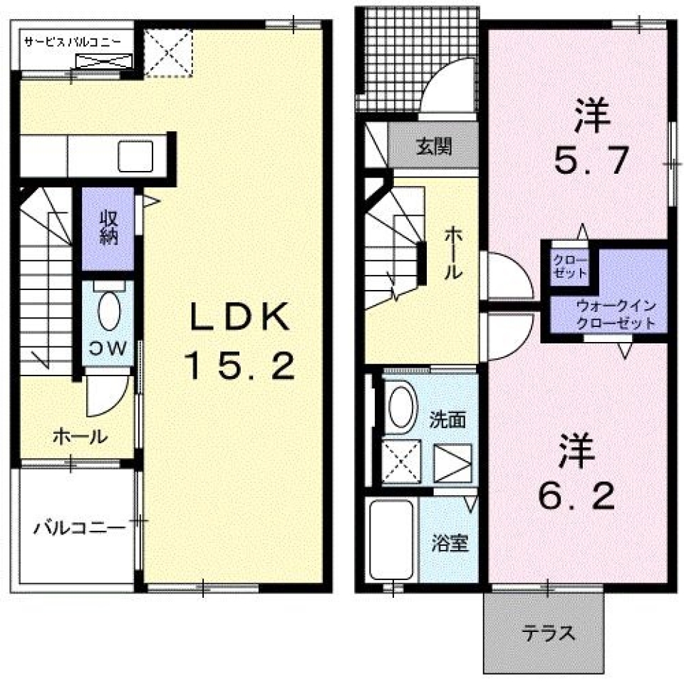 STYLISH CUBE BOX。の間取り図