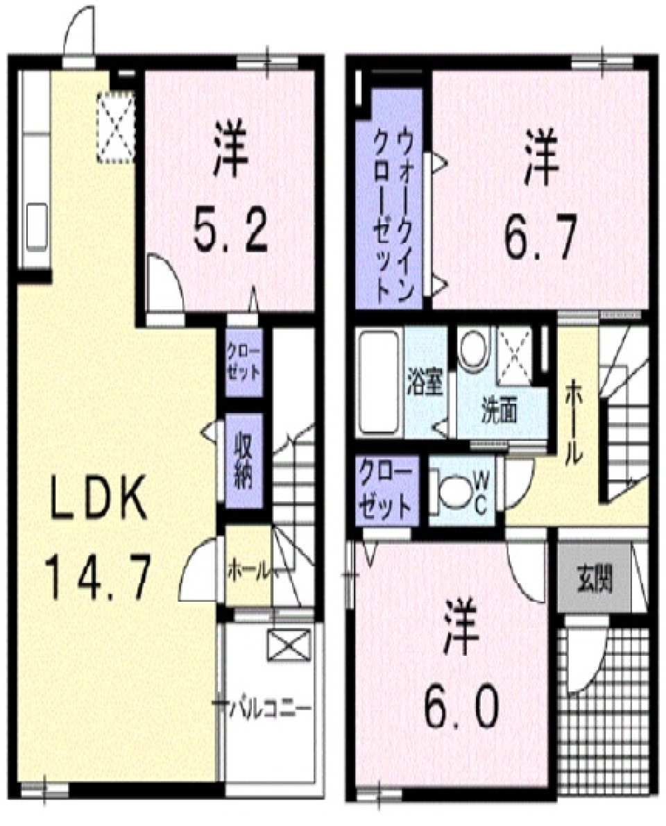 KAMIJIMAスタイリッシュハウス。の間取り図