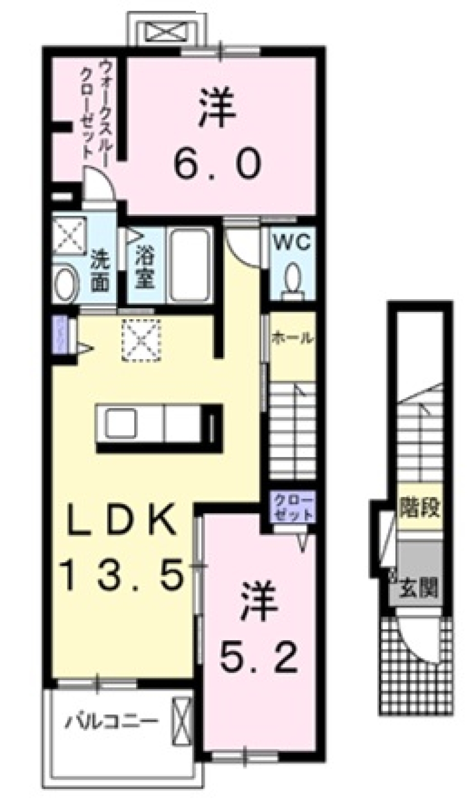2Ｆの新築でもいいかもよ！。の間取り図