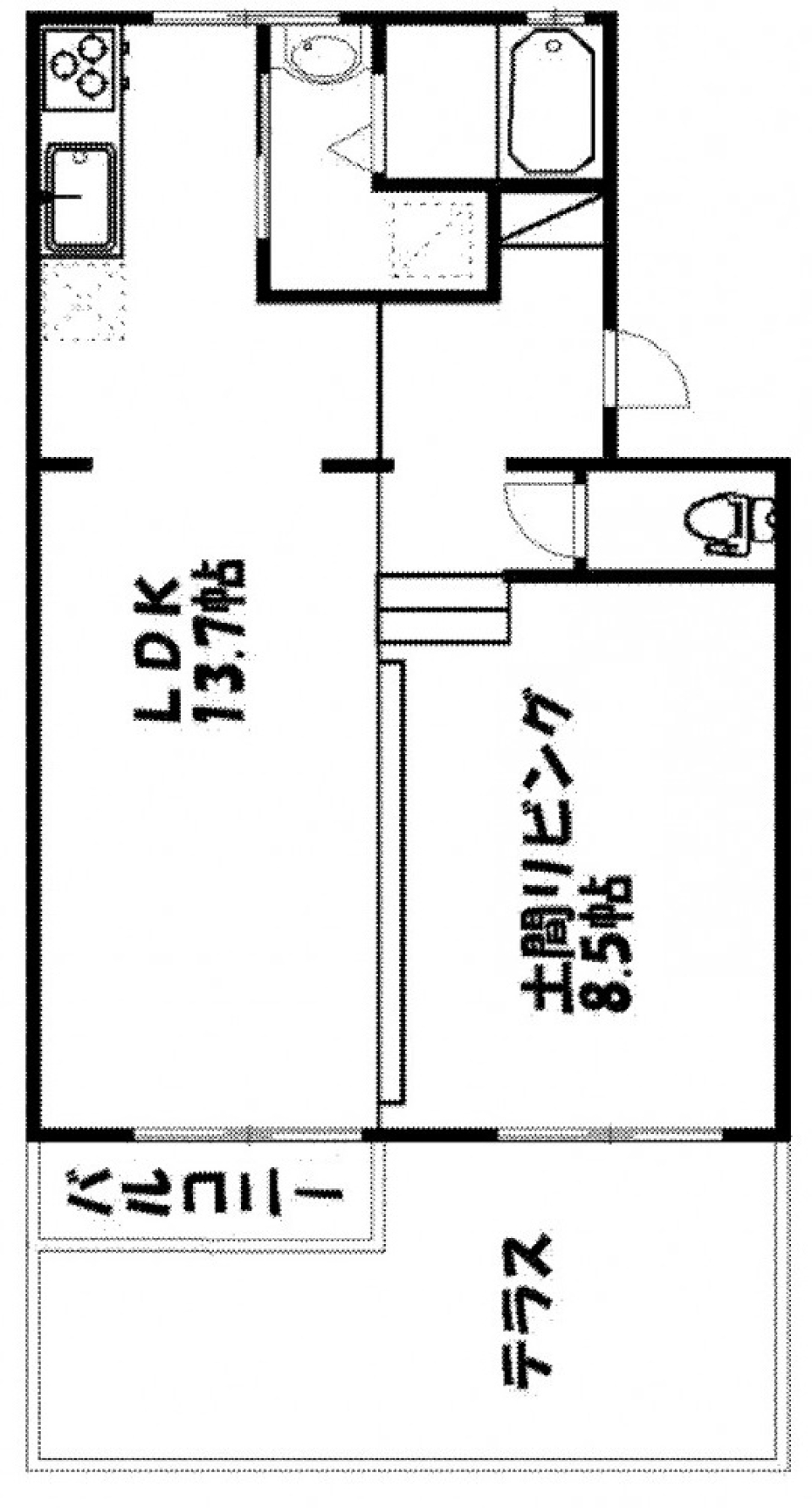 salida del sol Sohdeの間取り図