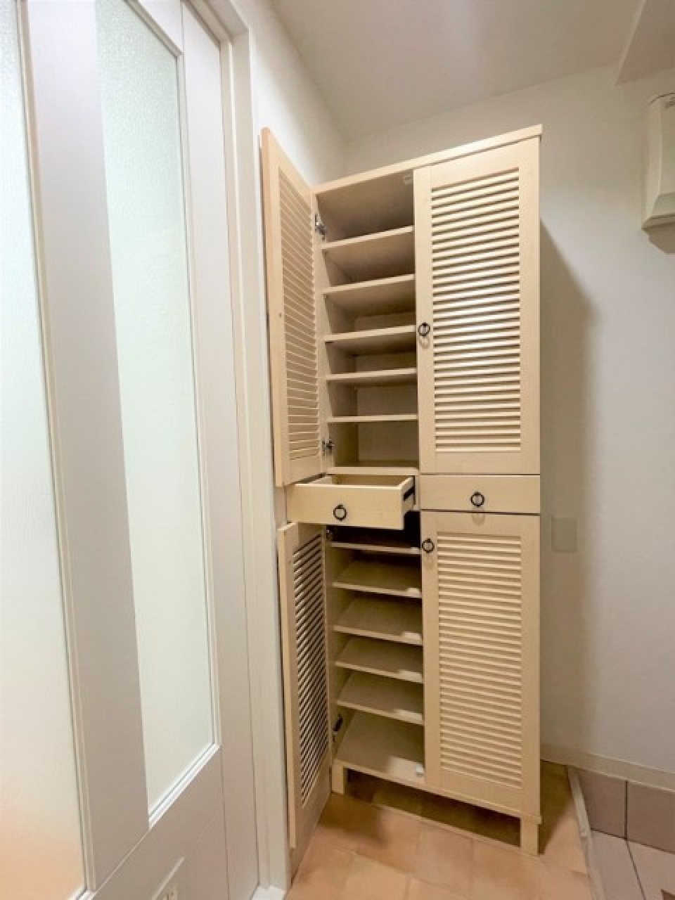 シューズボックスも余裕たっぷり