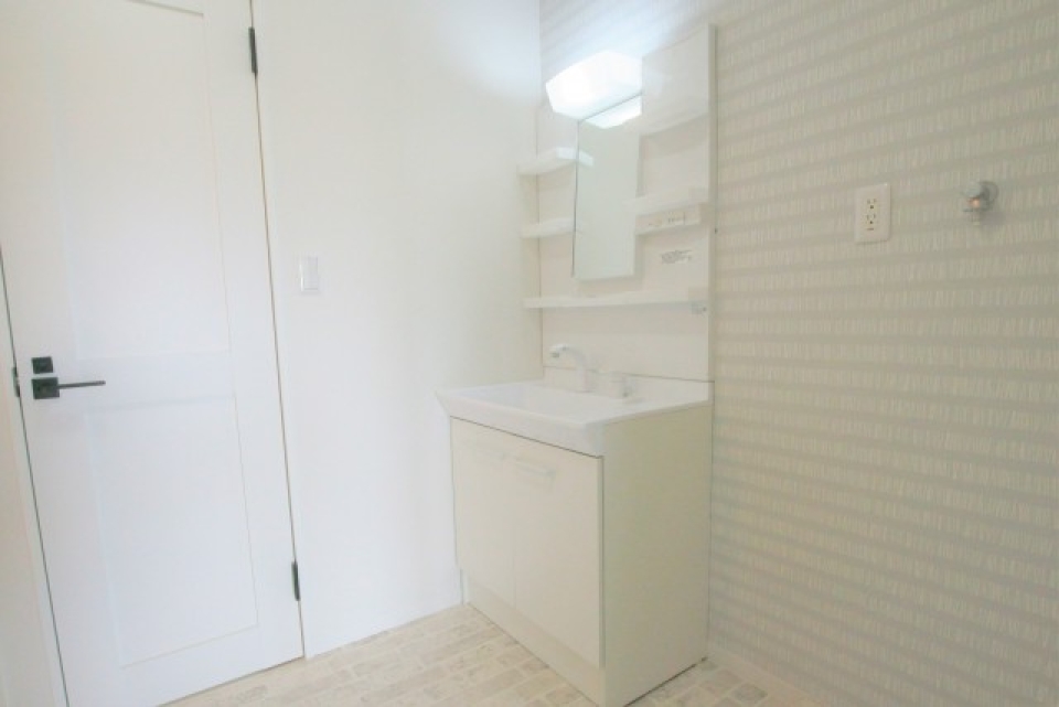 洗面所のようす。