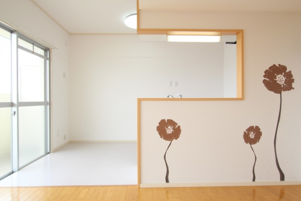 おっ！斬新なアクセントウォール。