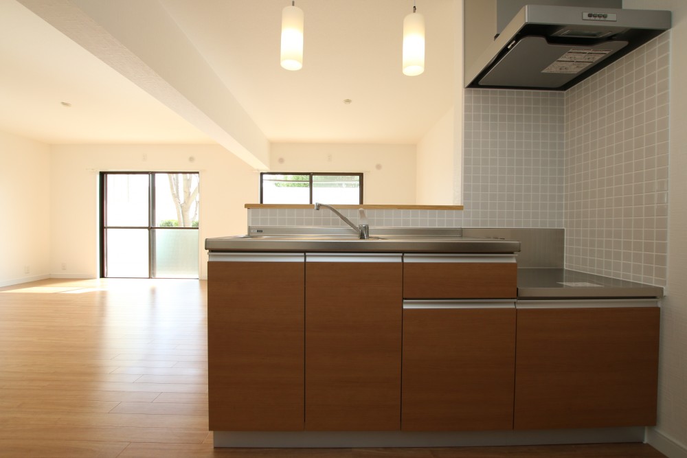 キッチンはワイド1800のキッチン。