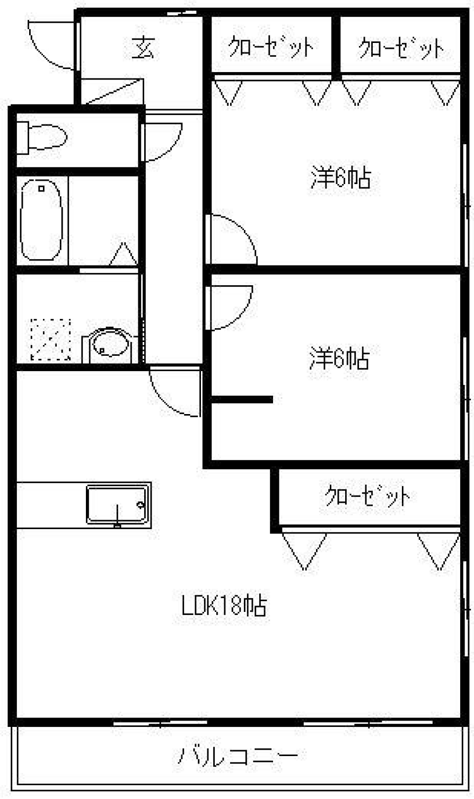 お庭で遊ぶワンコ。の間取り図