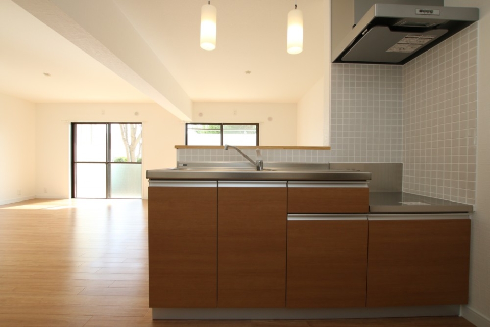 キッチンはワイド1800のキッチン。