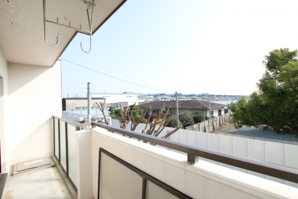 幅6300㎜あるバルコニーからのGOODな眺望！