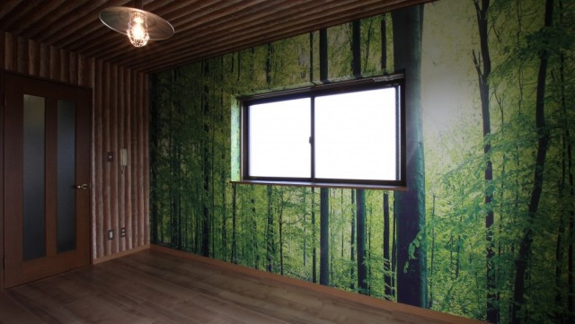 2種のデザインを楽しむお部屋。