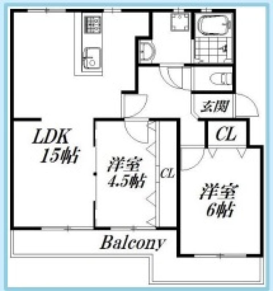 湖畔CAFEの間取り図