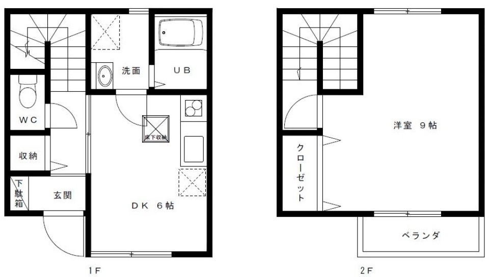 ホワイトソファーがお待ちしてます［ペット可］の間取り図