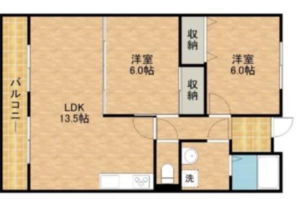 和室の活かし方の間取り図