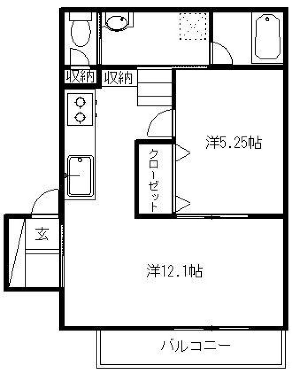 tricolor APARTMENT.の間取り図