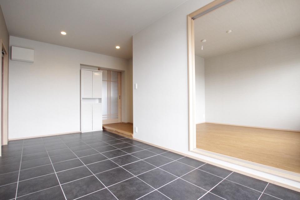 enjoy土間リビングは5帖の広さ。