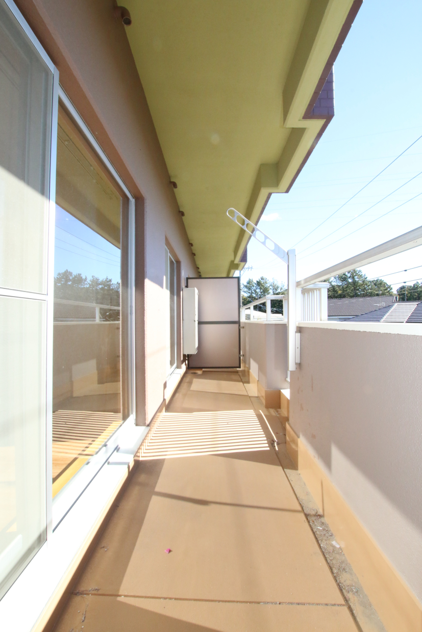 南側のバルコニー