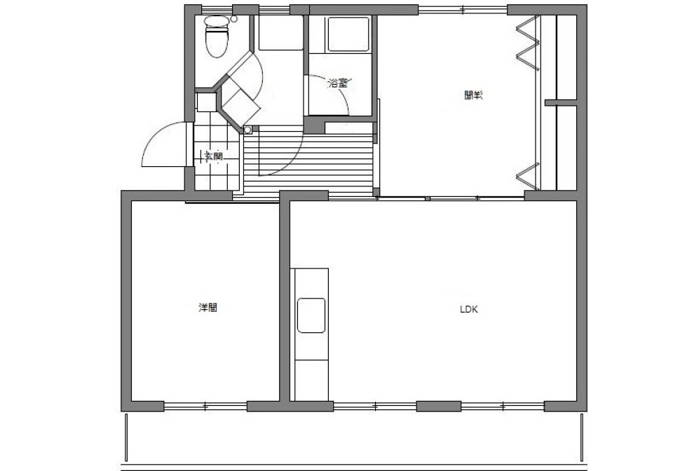 子供が産まれたら犬を飼いなさい［ペット可］の間取り図