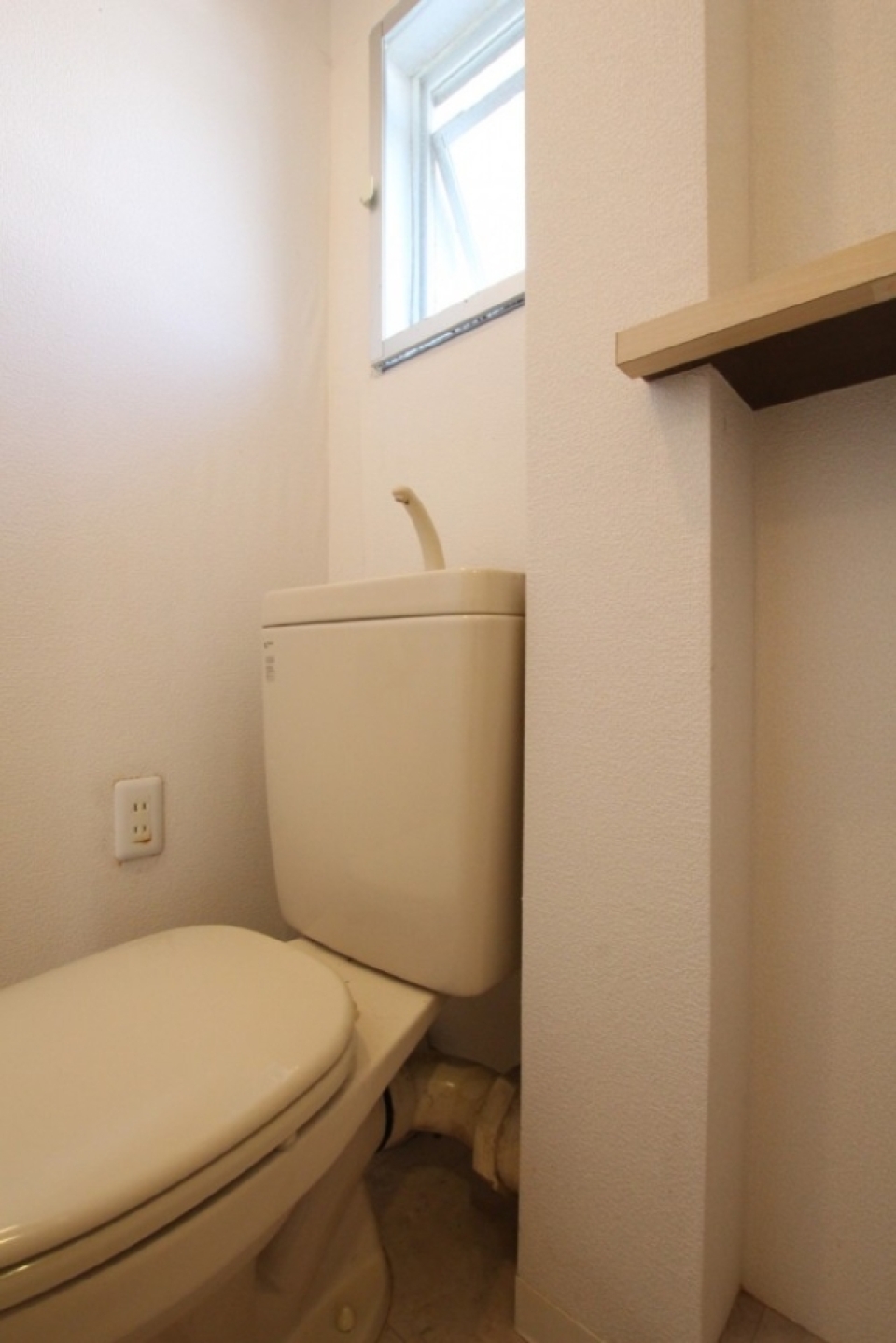 漫画も置けるトイレ、長居しちゃいそう。