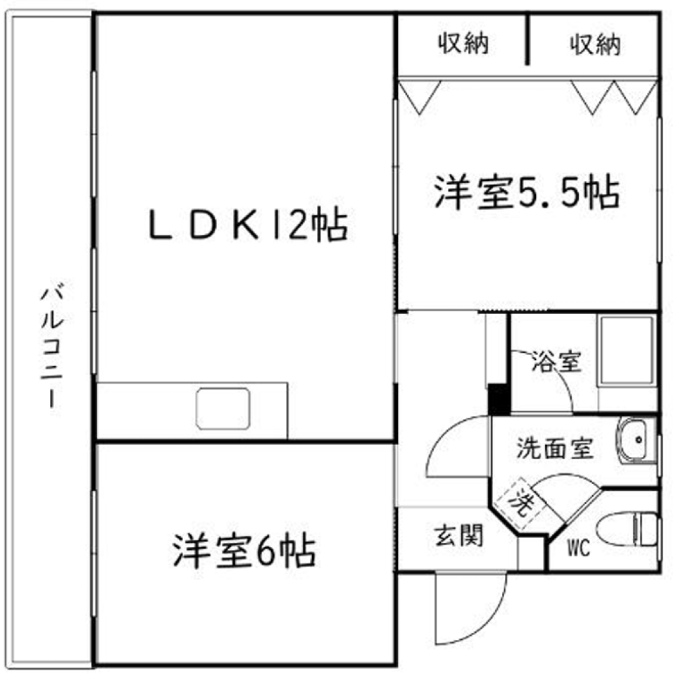 リノベーションの力！［ペット可］の間取り図