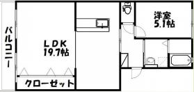 お部屋の半分が土間？！
