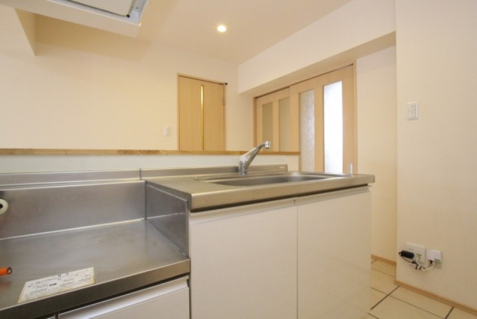 キッチンも土間―！