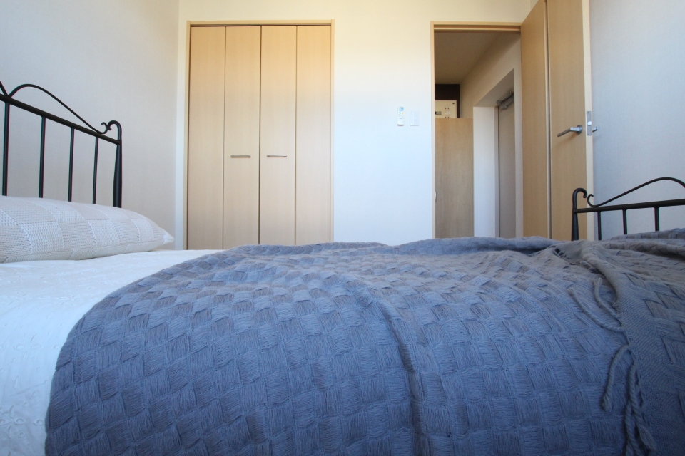 小さめですがクローゼットもついてます。