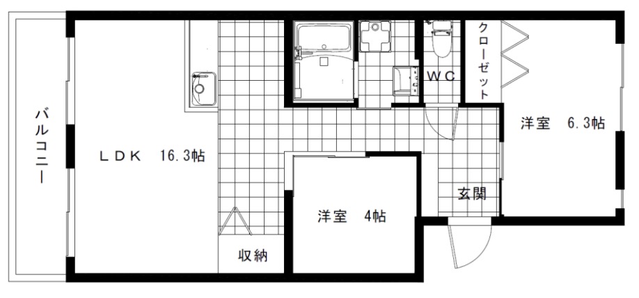 土間がお部屋を繋ぐおもしろい間取り