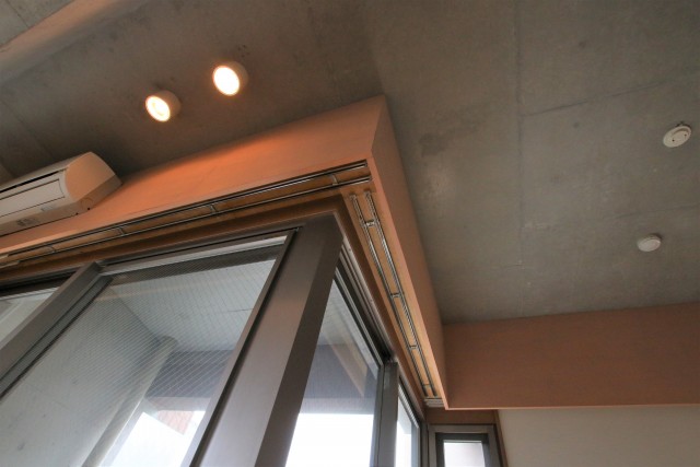 隠しカーテンレール、美意識を感じます