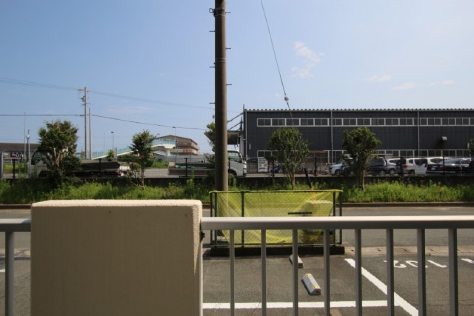 バルコニーからの眺め。