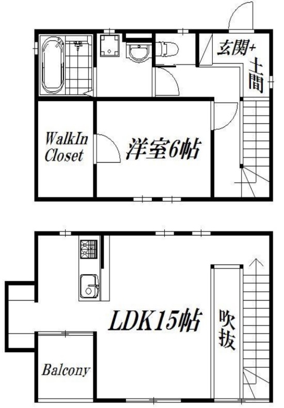 富塚プロバンス風［ペット可］の間取り図