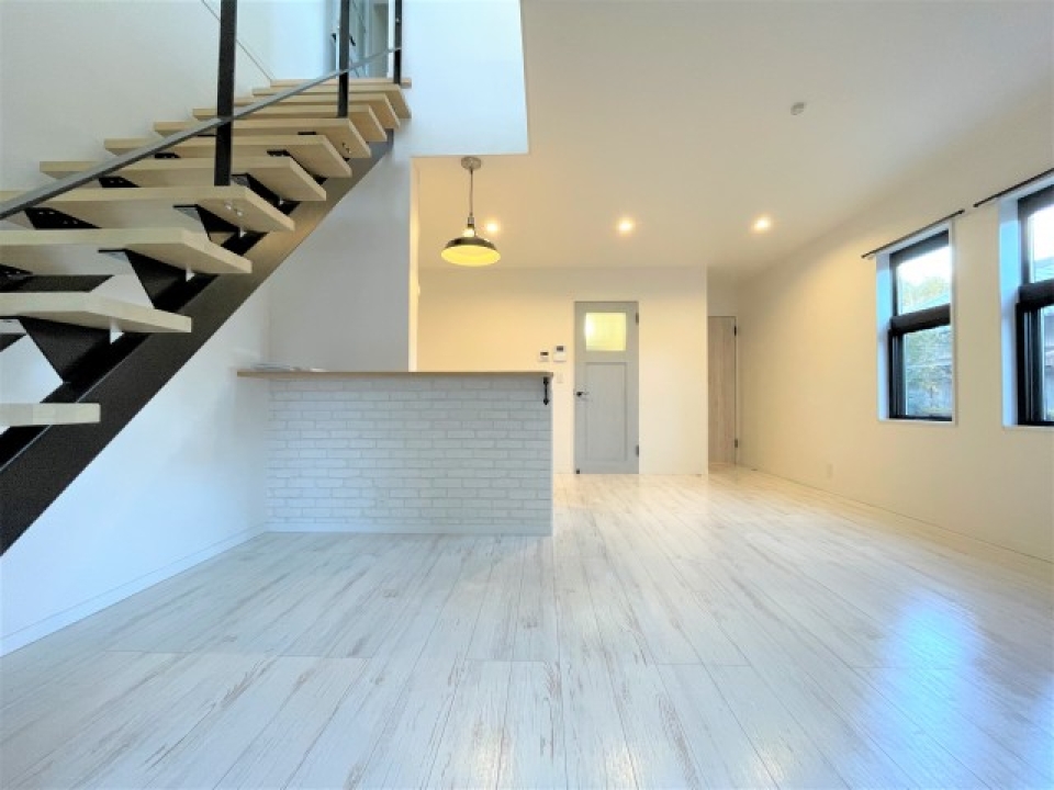 お洒落な14.5帖のLDK。