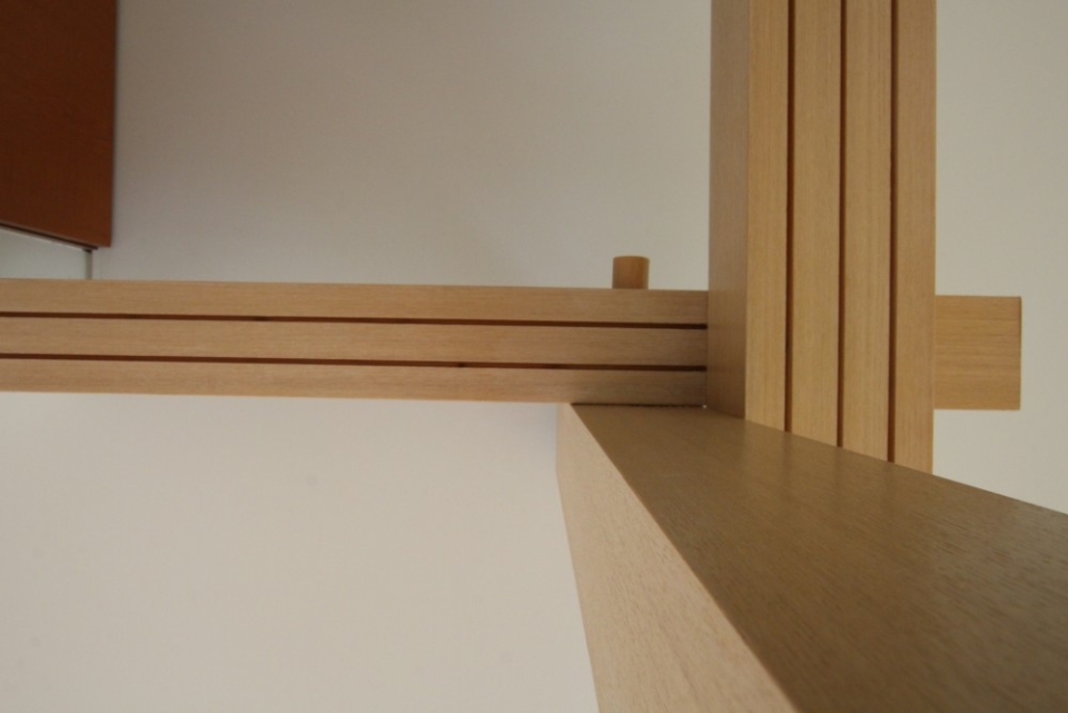 この柱が土間の雰囲気をよくしています。