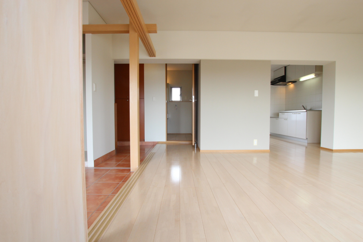 開放的に空間を使って、のびのび住まえそう。