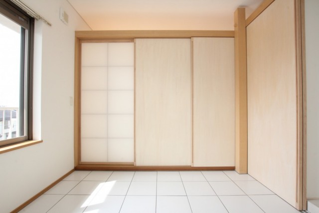 白木と障子のコントラストがGood