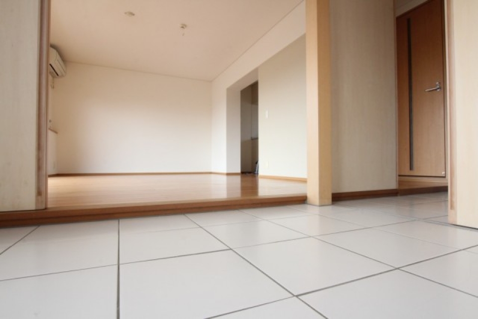 たしかに1段低くなってます