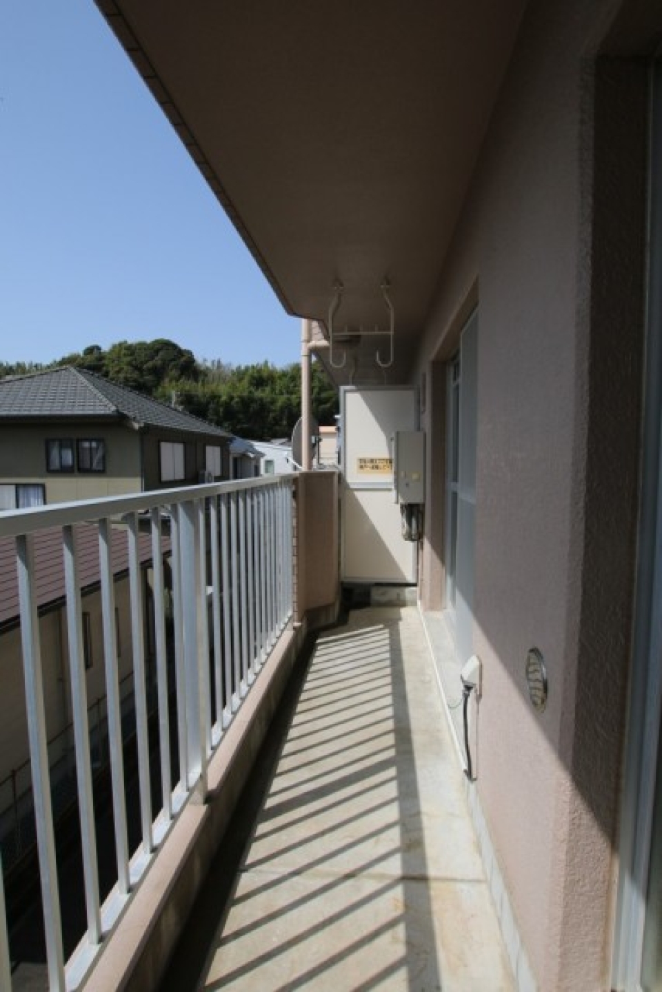 お布団やお洗濯はバルコニーでぽかぽか天日干し