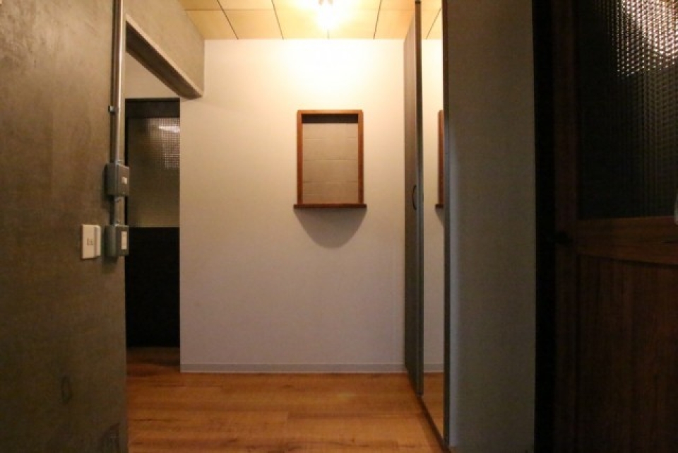 玄関スペースにさりげなくあるニッチ、これがまたいい！！