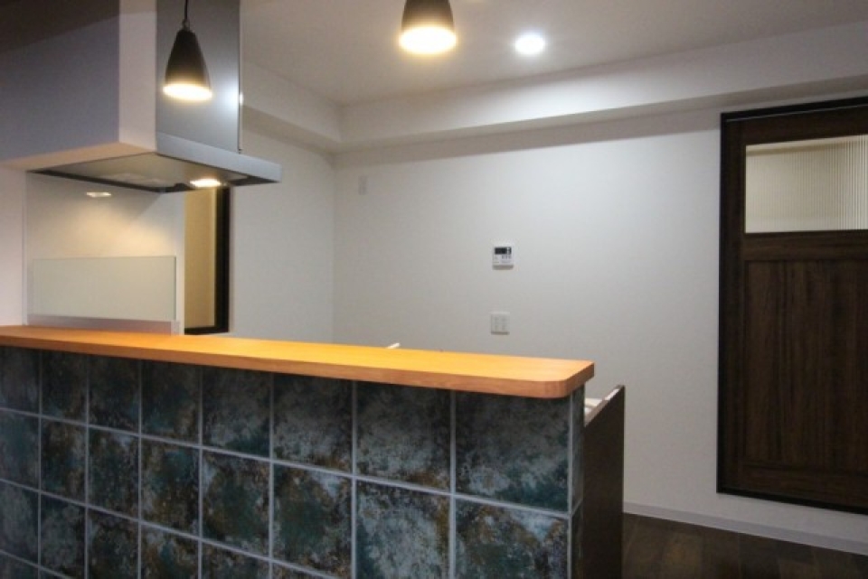 キッチンカウンターは要注目POINT。