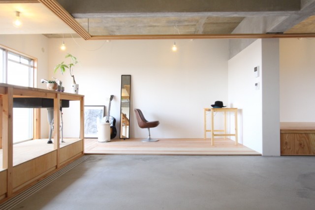 Closet space　&times;　Flexible space