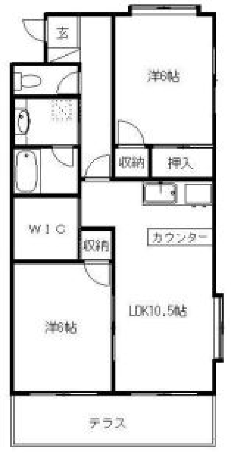レンガの階段駆け下りて［ペット可］の間取り図