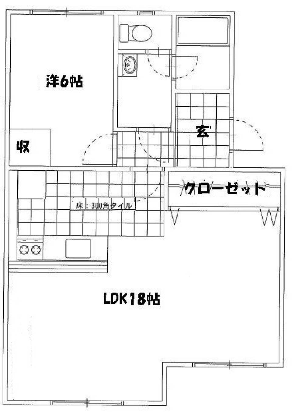 フレンチシャビーシック。の間取り図