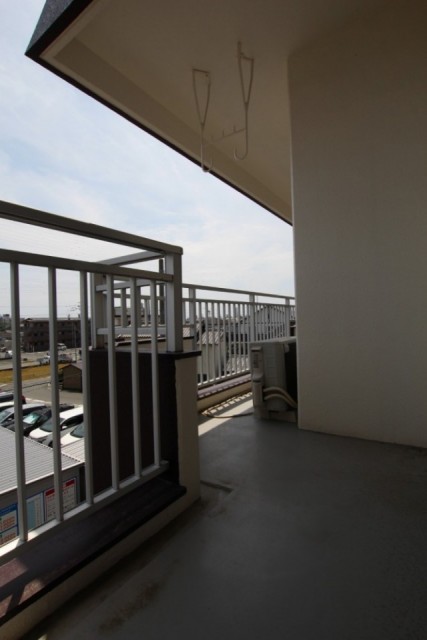 バルコニーゆったり。